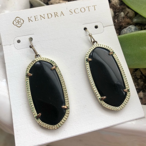 Kendra Scott Elle earrings in black - Picture 1 of 2